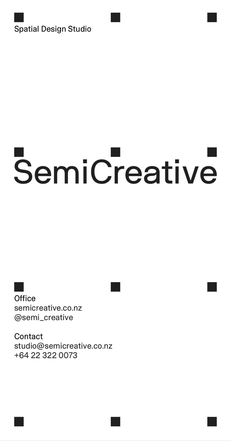 Semi Creative website. Homepage. Luke Hoban